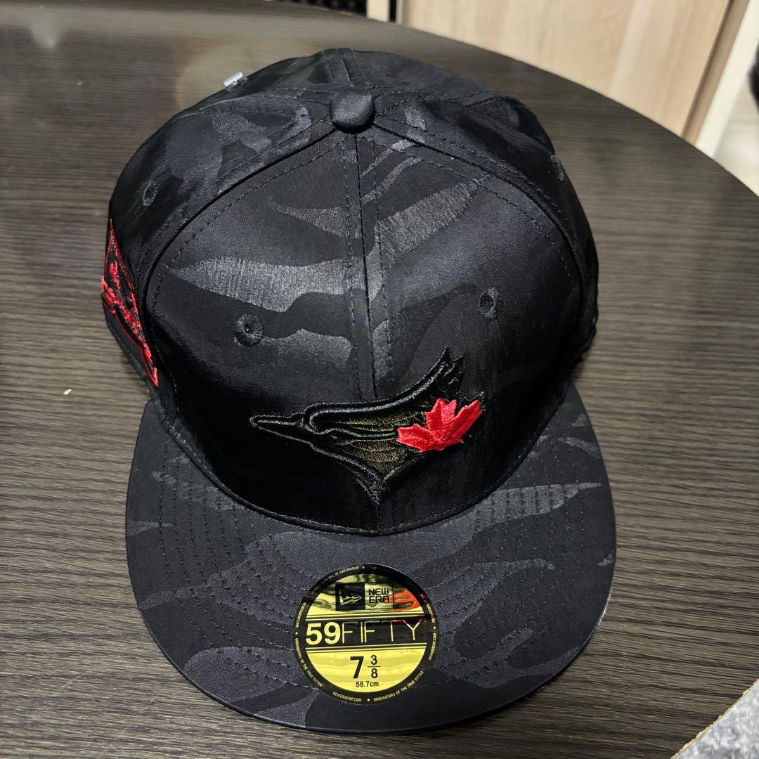 Q*様 未使用　ニューエラキャップ　トロントブルージェイズ ブラック　ナイロン