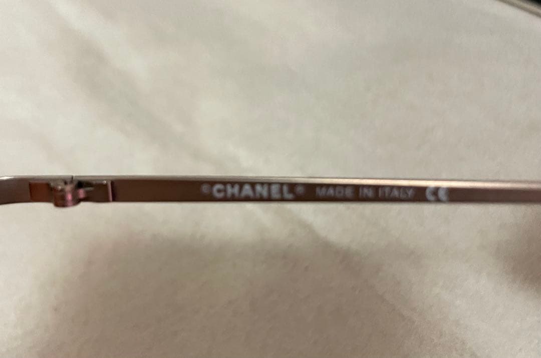CHANEL サングラス ココマーク 4003 オレンジ リムレス　ヴィンテージ