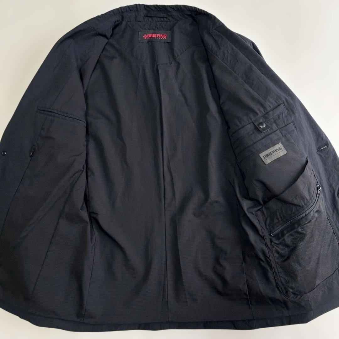 美品 ブリーフィング ウィルラウンジ ストレッチ トラベル ジャケット S 黒