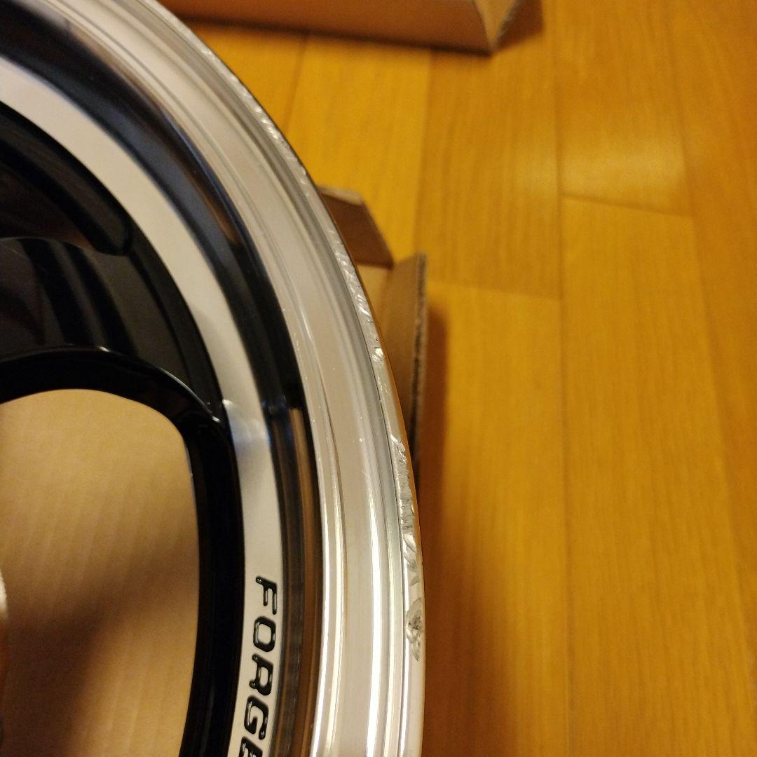 レイズ TE37 KCR ホイール 5.5J-16 ＋45 4穴 2本セット①