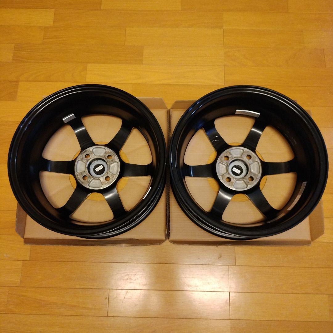 レイズ TE37 KCR ホイール 5.5J-16 ＋45 4穴 2本セット①