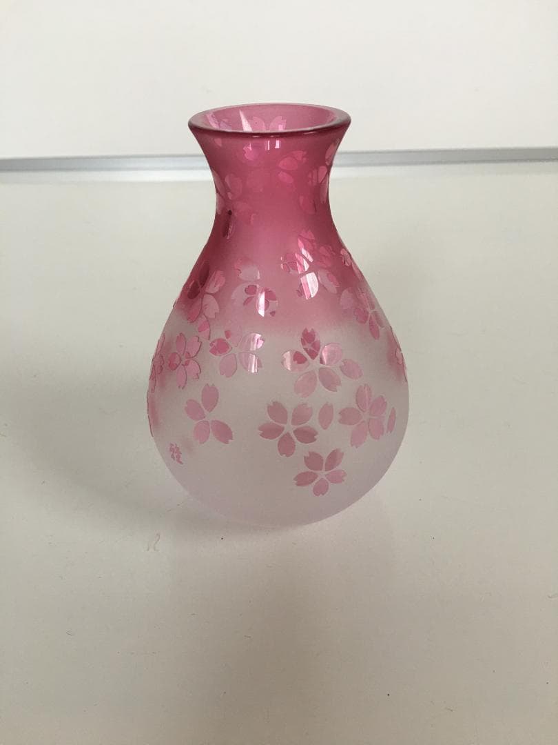 硝子工芸作家さんの徳利セット(徳利＋盃2個）