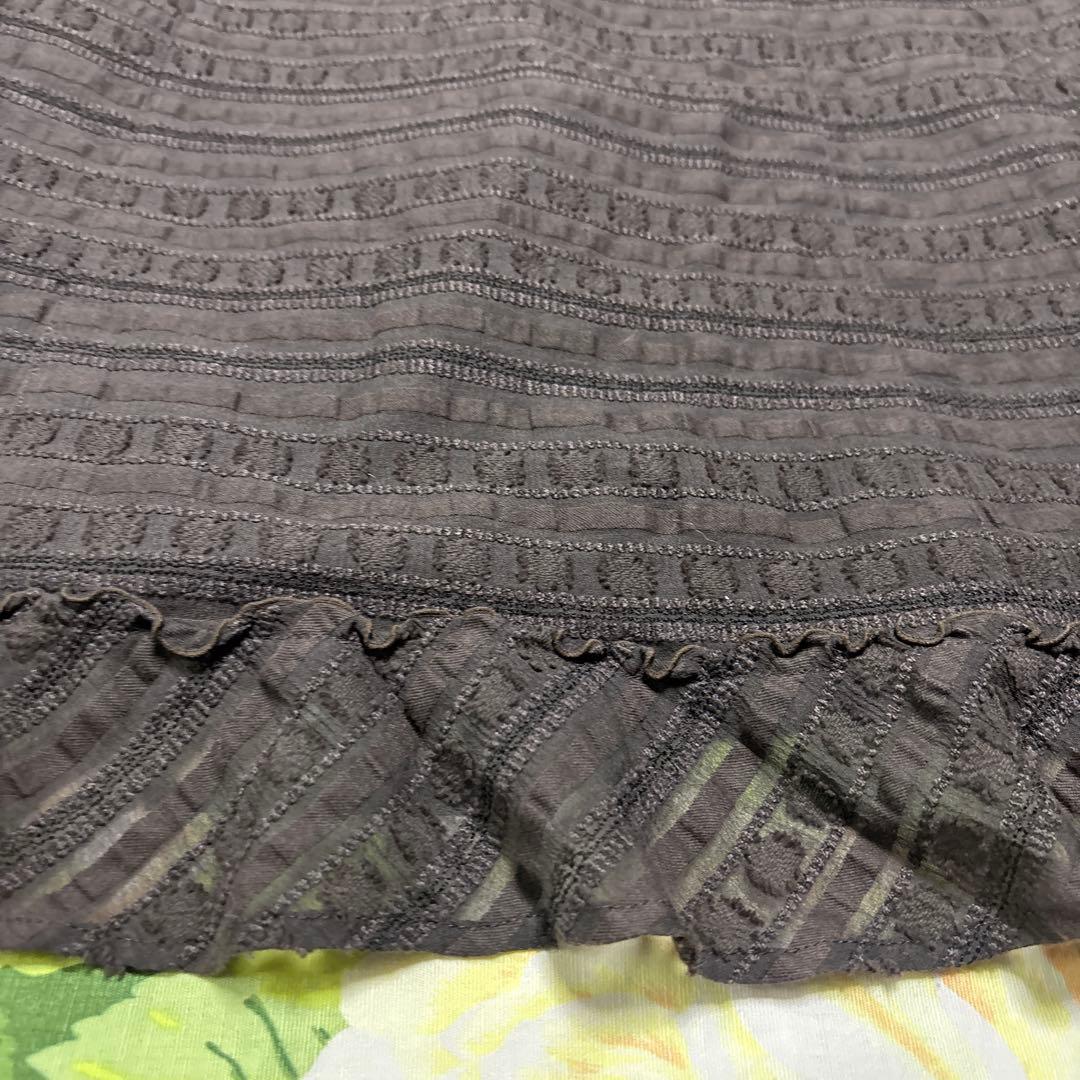 美品【値下げOK】Leilian ワンピース 13＋サイズ ブラウン　日本製