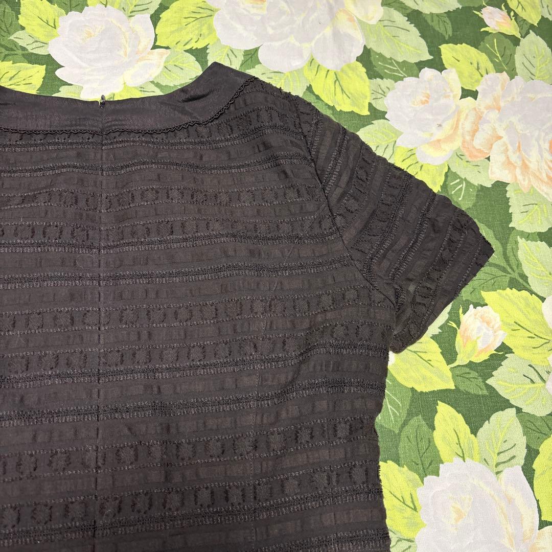美品【値下げOK】Leilian ワンピース 13＋サイズ ブラウン　日本製