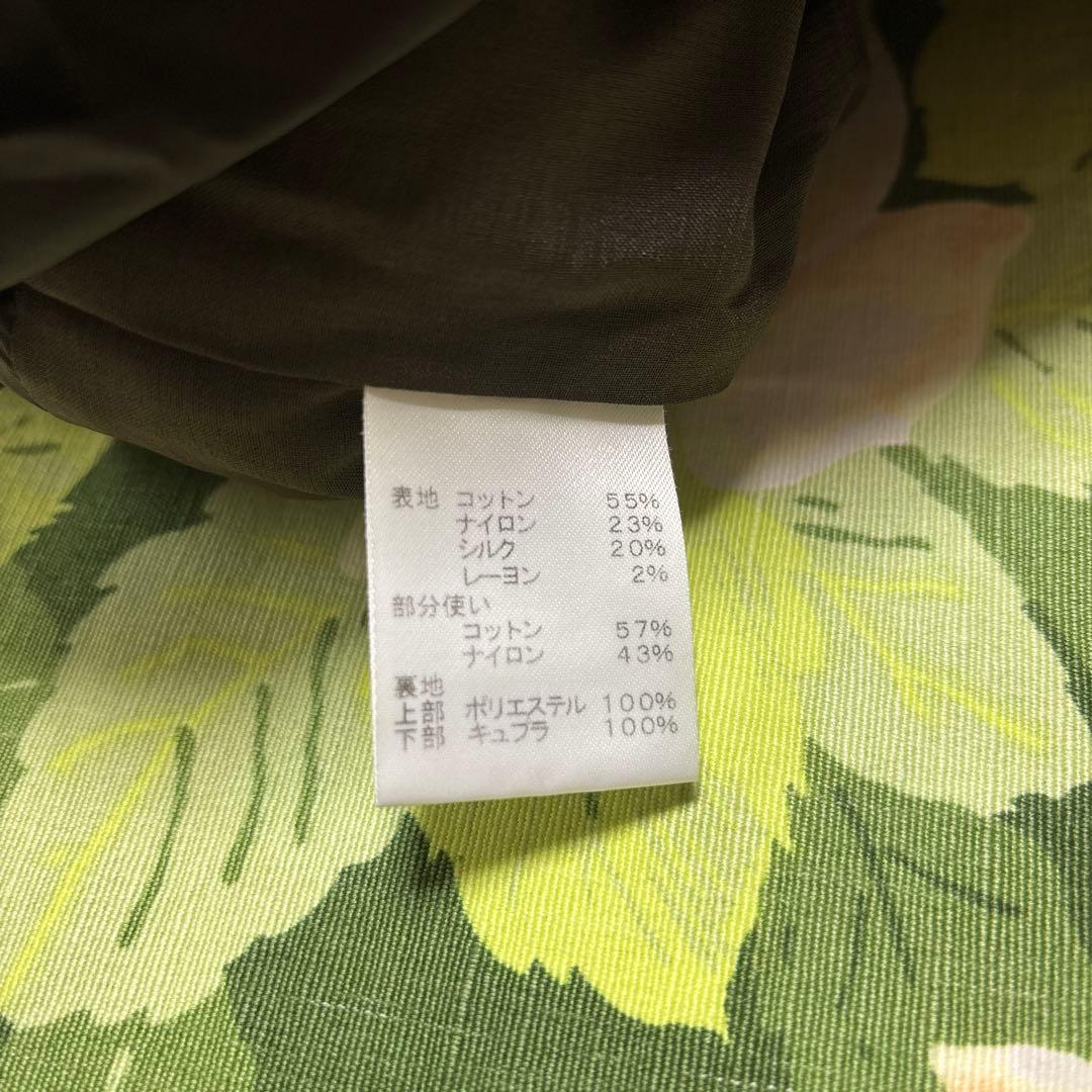 美品【値下げOK】Leilian ワンピース 13＋サイズ ブラウン　日本製