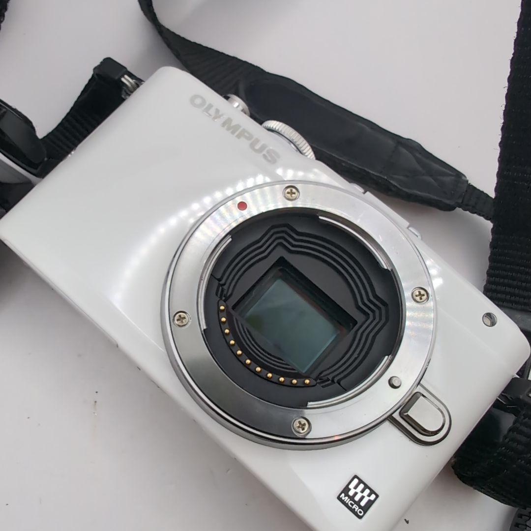 美品 OLYMPUS E-PL5 ミラーレスカメラ ホワイト