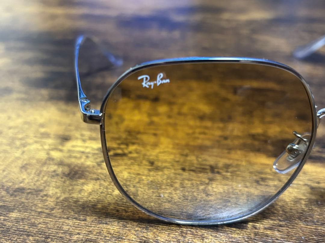 レイバン Ray-Ban サングラス RB3680D シルバー×ブラウン