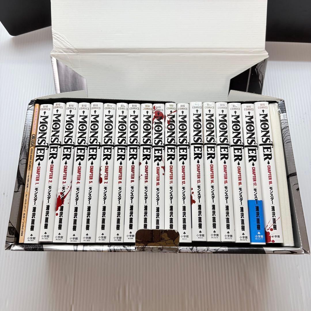MONSTER 全18巻 完結記念限定BOX 付録完備 浦沢直樹 収納ボックス
