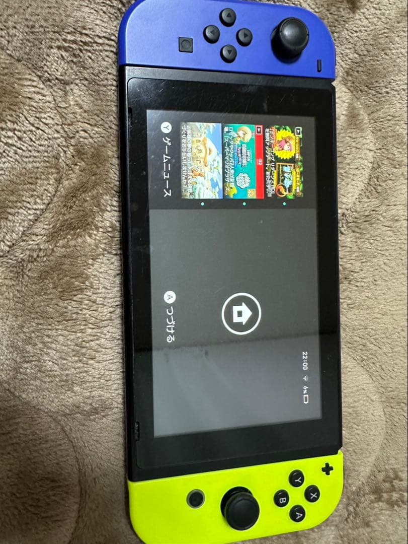 Nintendo Switch 本体 イエロー・ブルージョイコン