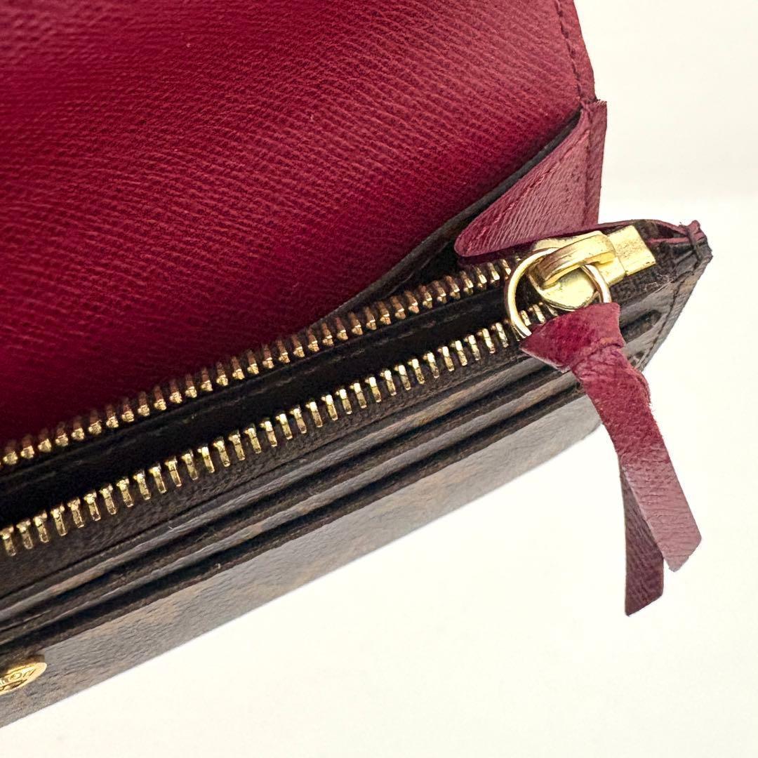 超美品⭐ルイヴィトン 長財布 ポルトフォイユ エミリー モノグラム フューシャ