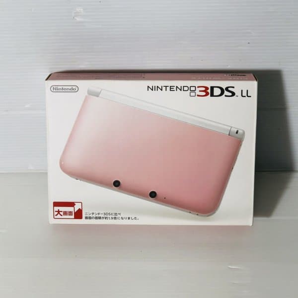 ★未使用品★極美品ニンテンドー3DS LL　ピンクXホワイト 生産終了 訳