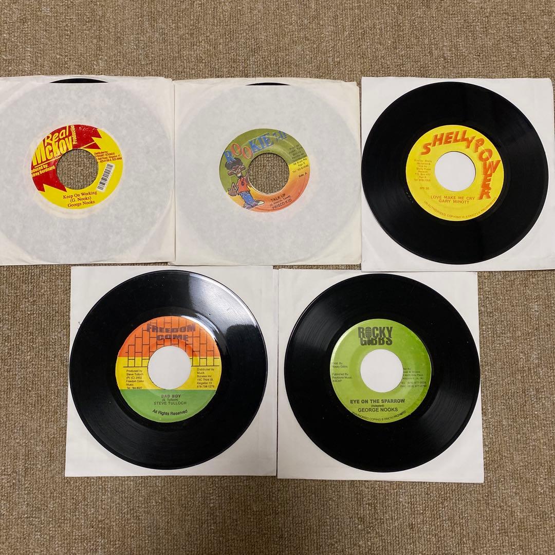 【送料込】reggae 7inch 50枚まとめ売り Jamaica盤レコード