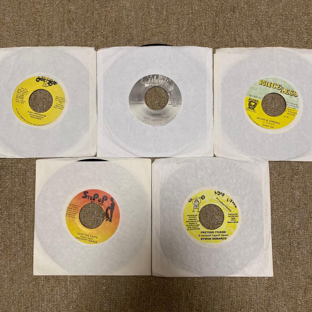 【送料込】reggae 7inch 50枚まとめ売り Jamaica盤レコード