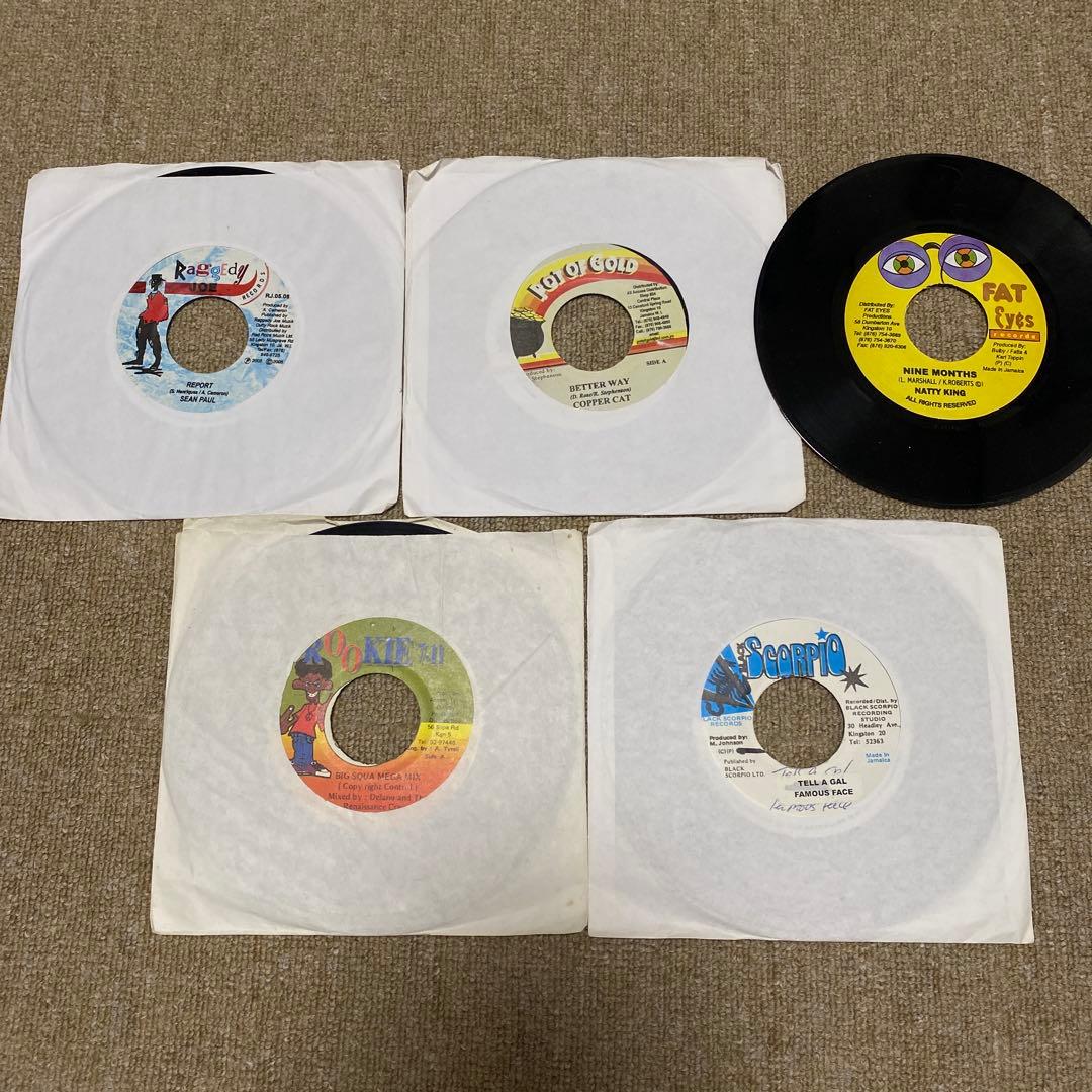 【送料込】reggae 7inch 50枚まとめ売り Jamaica盤レコード