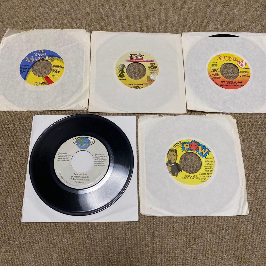 【送料込】reggae 7inch 50枚まとめ売り Jamaica盤レコード