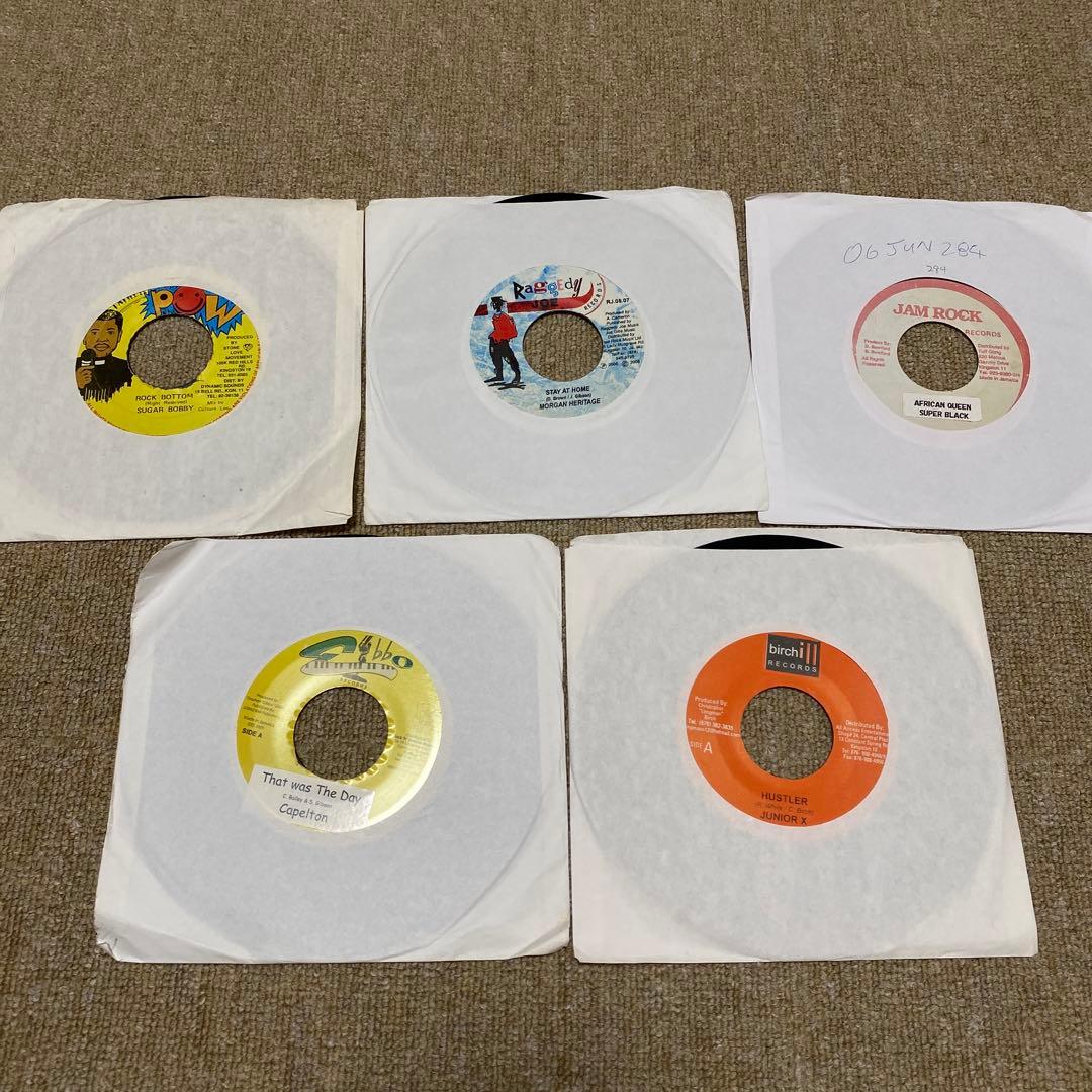 【送料込】reggae 7inch 50枚まとめ売り Jamaica盤レコード