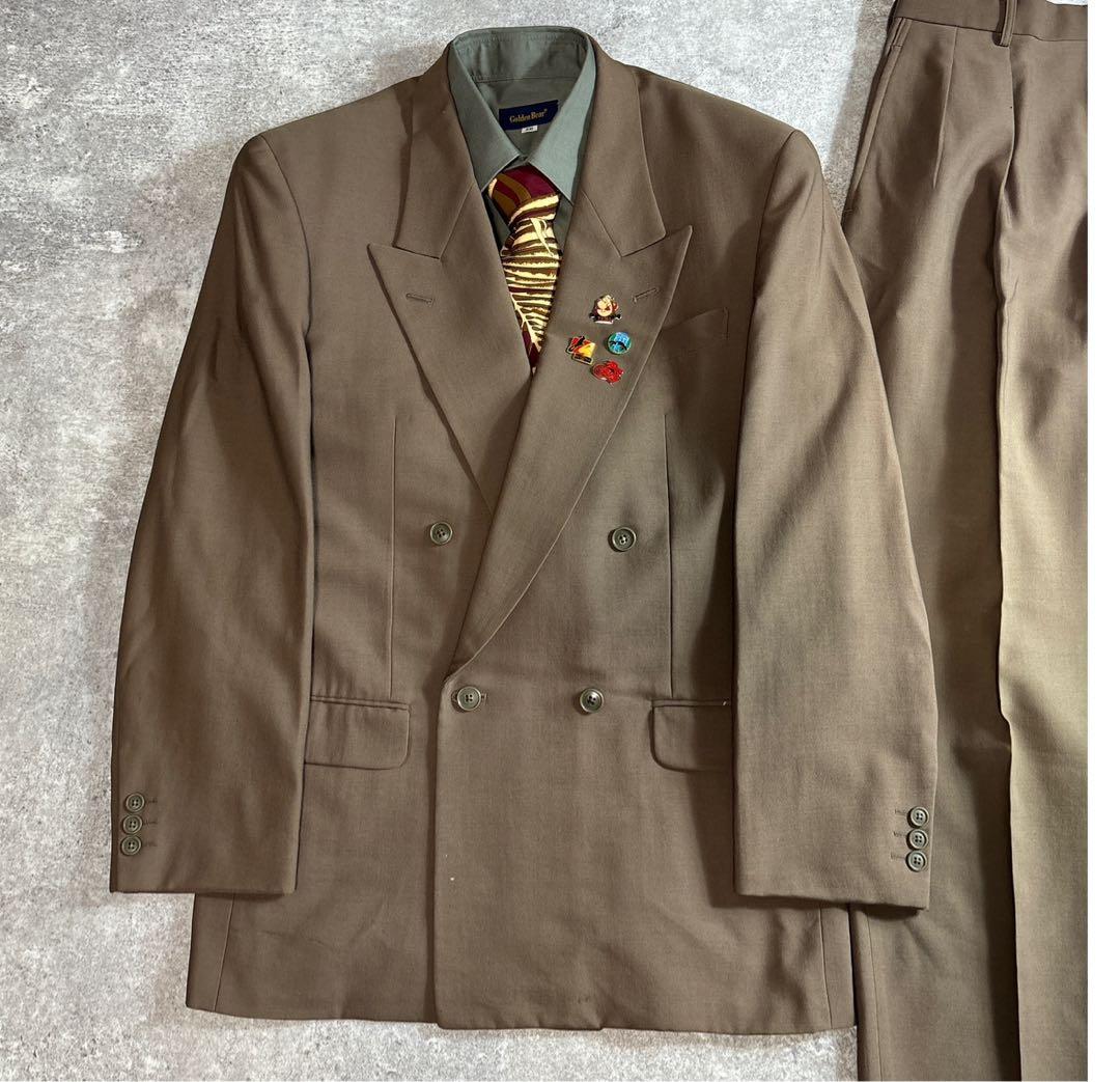 90s vintage レトロセットアップ スーツ ピンズ No.87