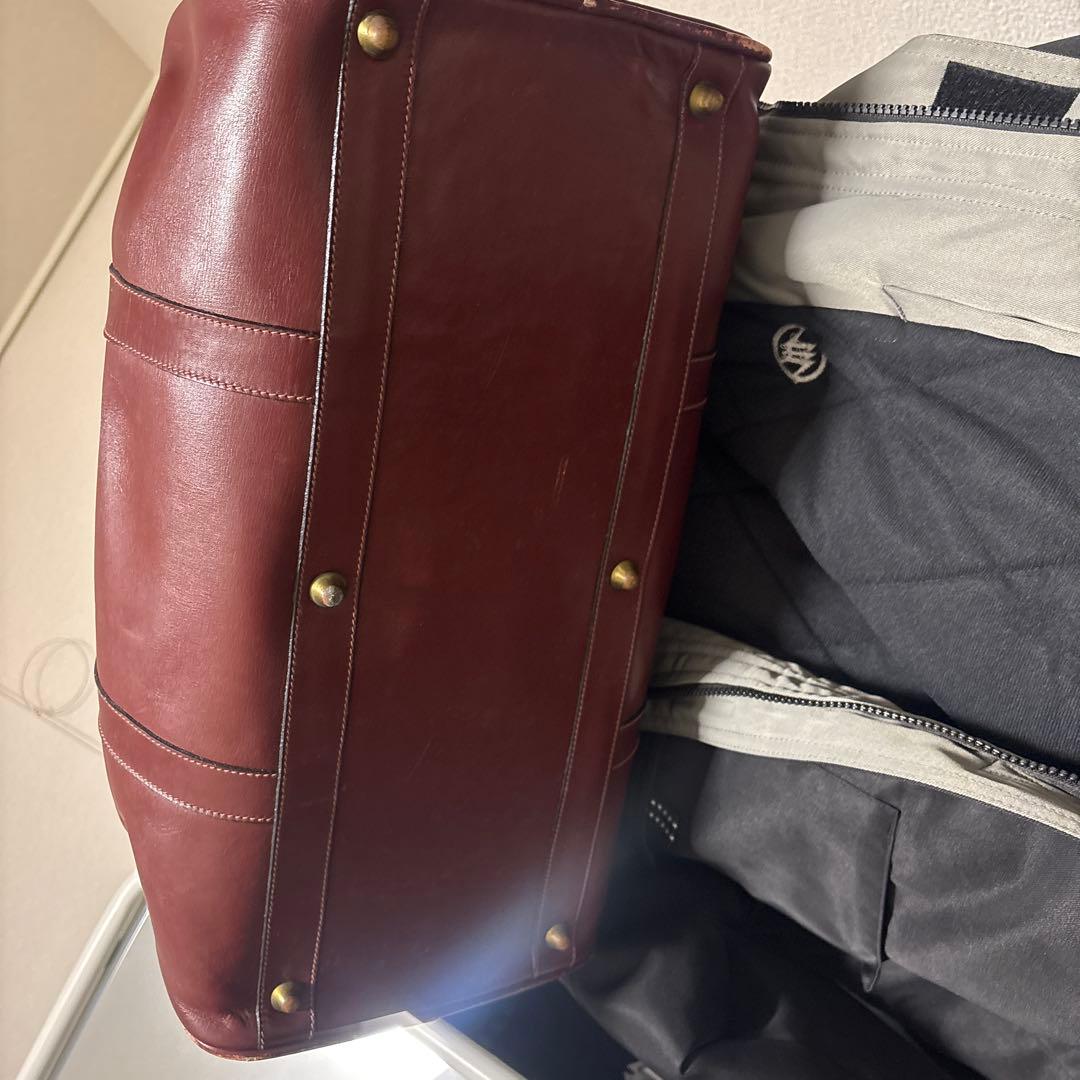 Cartier レザー ボストンバッグ