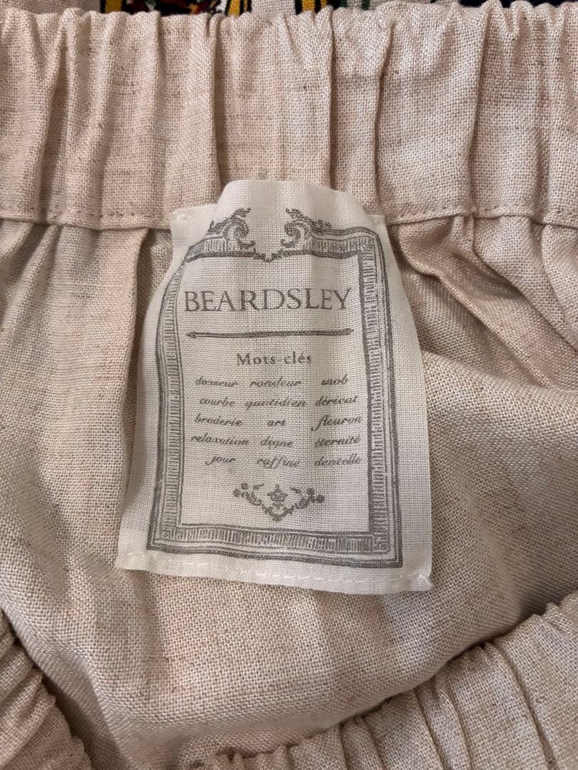 【試着のみ】BEARDSLEYビアズリー ミュージアムプリントロングスカート