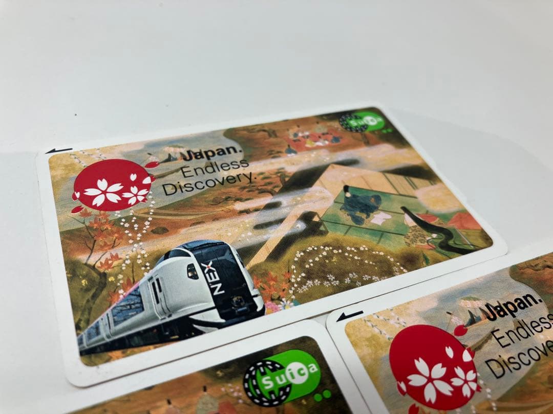 限定販売　記念　Suica 浮世絵　成田エクスプレス　3枚
