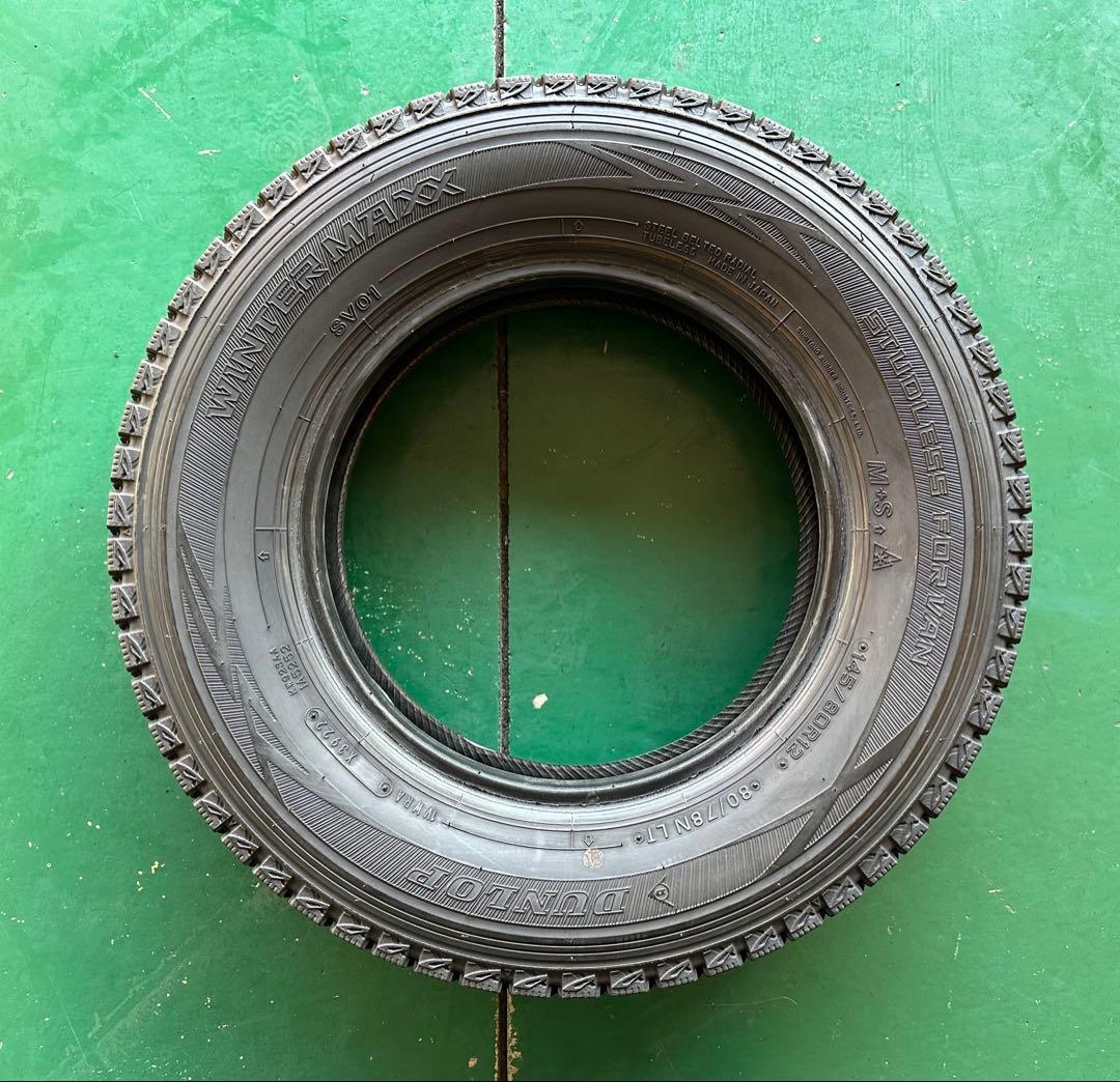 ダンロップ　WINTER MAXX SV01 145/80R12 ４本セット