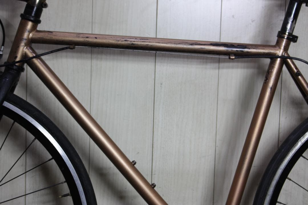イ*ボ様 ブロンズ ピストバイク 700C アルミ