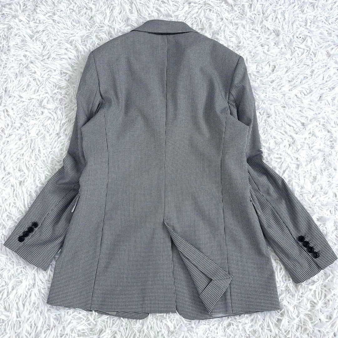 極美品☆ 23区 千鳥柄ロングジャケット　40 背抜き　卒業　卒園　入学　入園