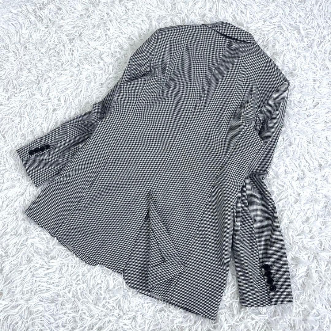 極美品☆ 23区 千鳥柄ロングジャケット　40 背抜き　卒業　卒園　入学　入園