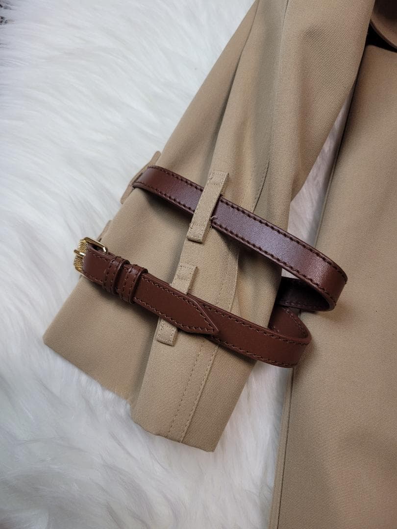 断*中様 【新品】BURBERRY バーバリー　ベージュ トレンチコート チェッ
