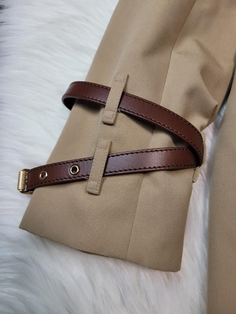 断*中様 【新品】BURBERRY バーバリー　ベージュ トレンチコート チェッ