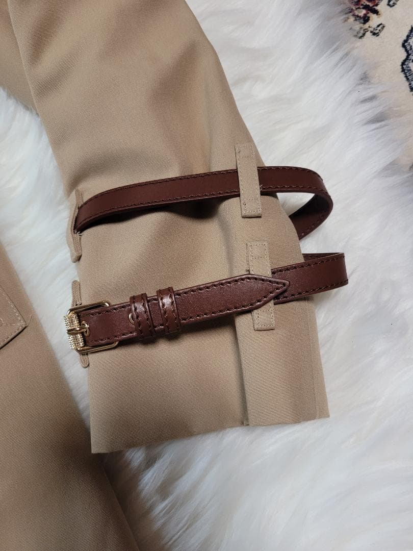 断*中様 【新品】BURBERRY バーバリー　ベージュ トレンチコート チェッ