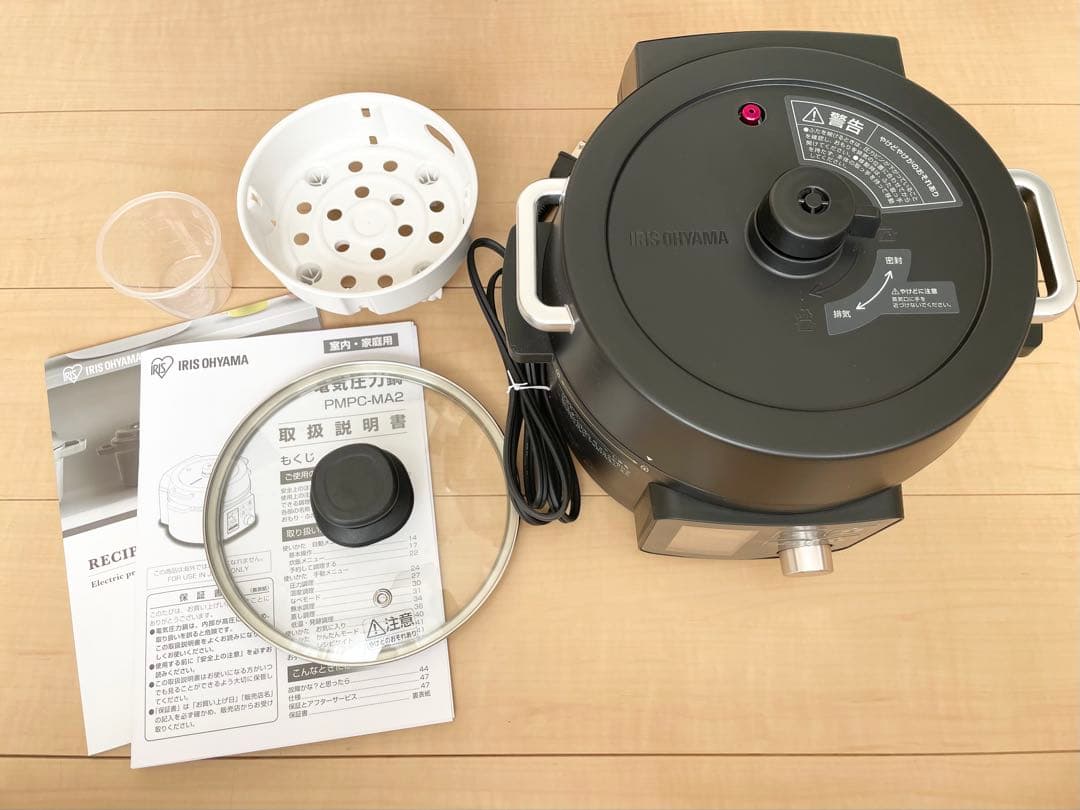 2025年製 美品 アイリスオーヤマ 電気圧力鍋 2.2L PMPC-MA2