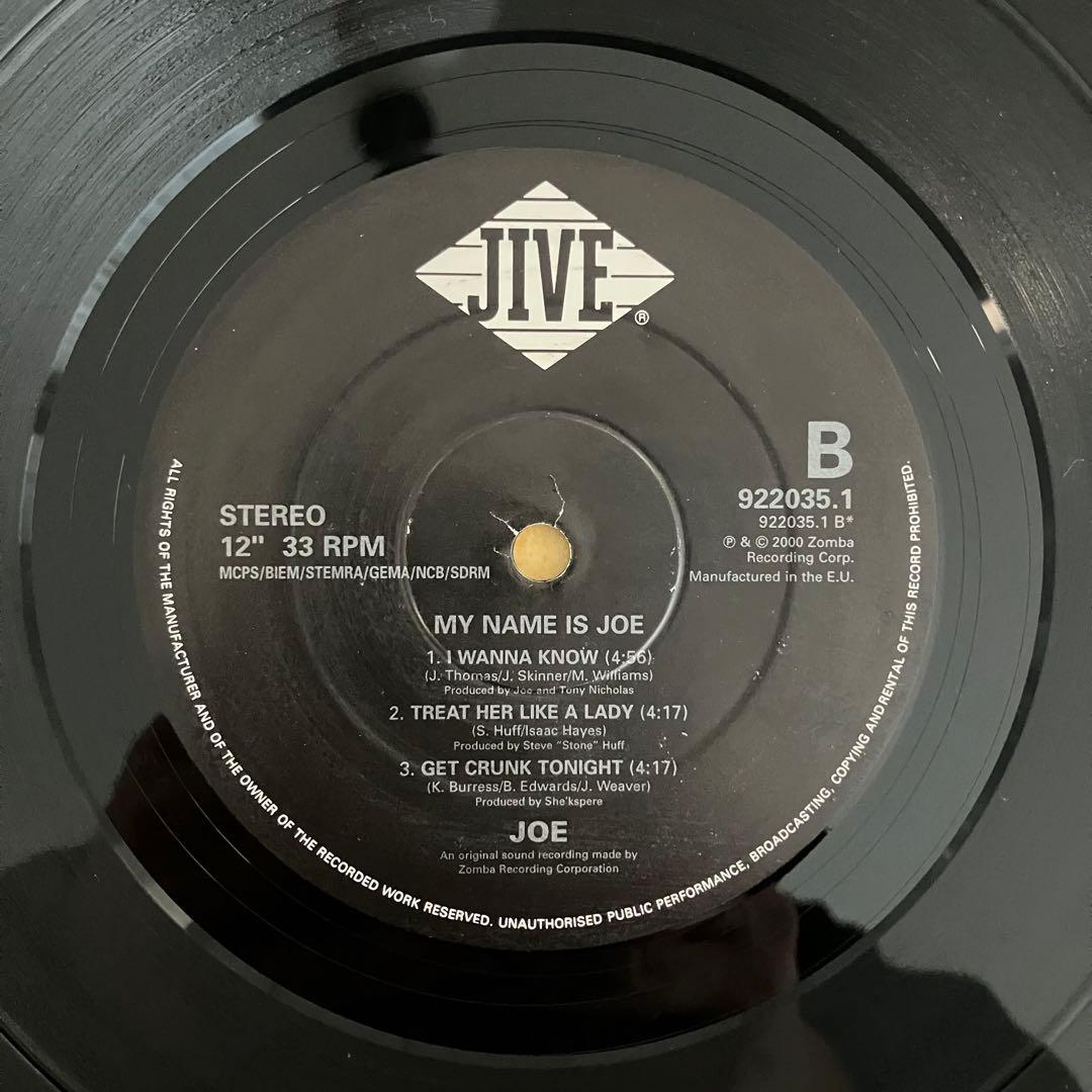 Joe – My Name Is Joe アナログレコード LP