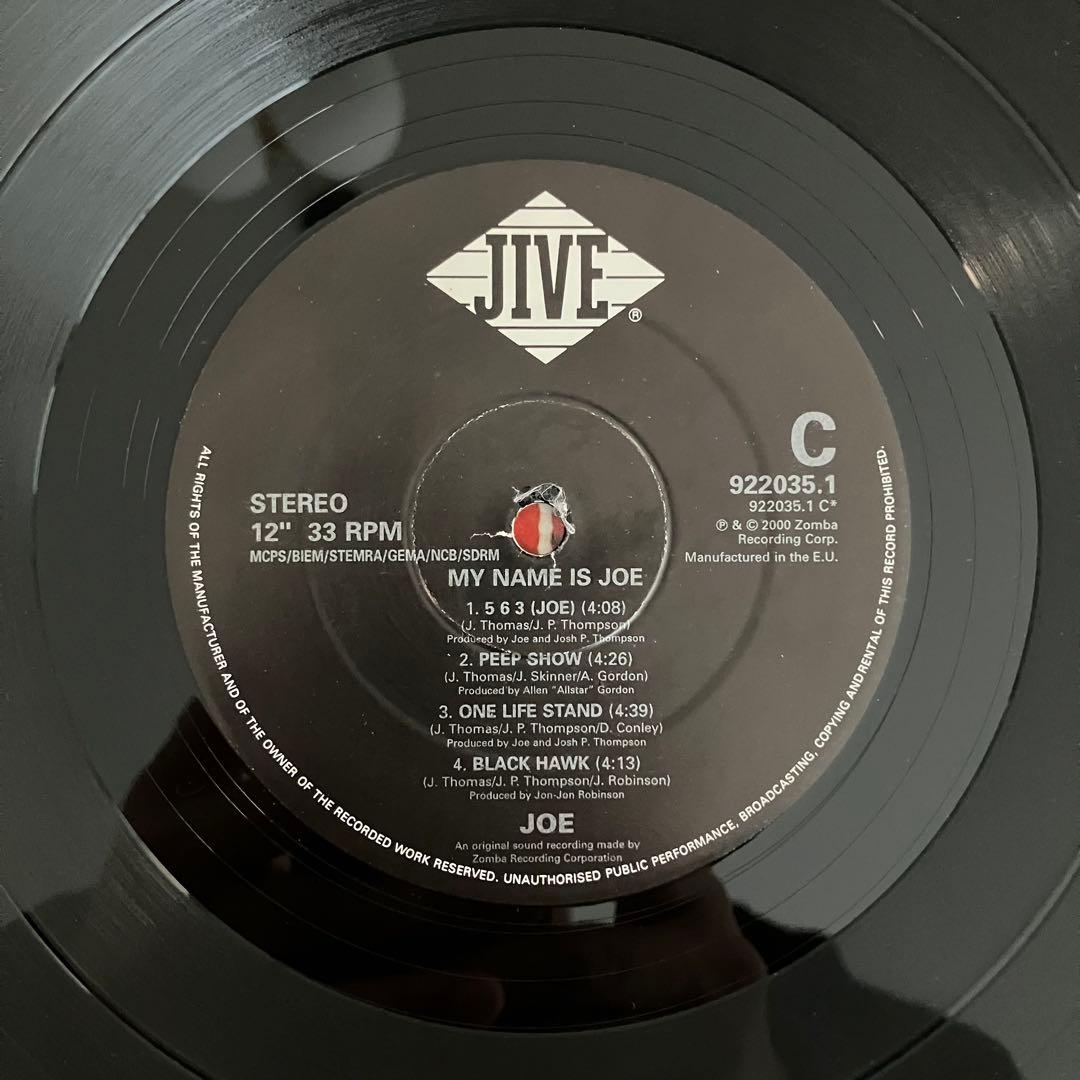 Joe – My Name Is Joe アナログレコード LP