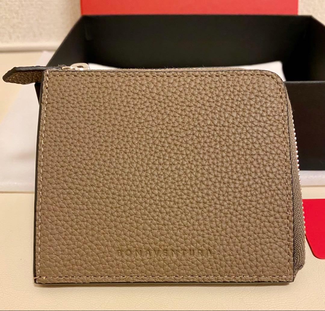 極美品☆BONAVENTURA ボナベンチュラ L字ジップ ウォレット