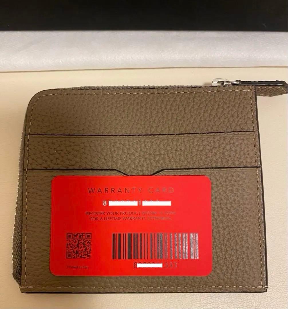 極美品☆BONAVENTURA ボナベンチュラ L字ジップ ウォレット