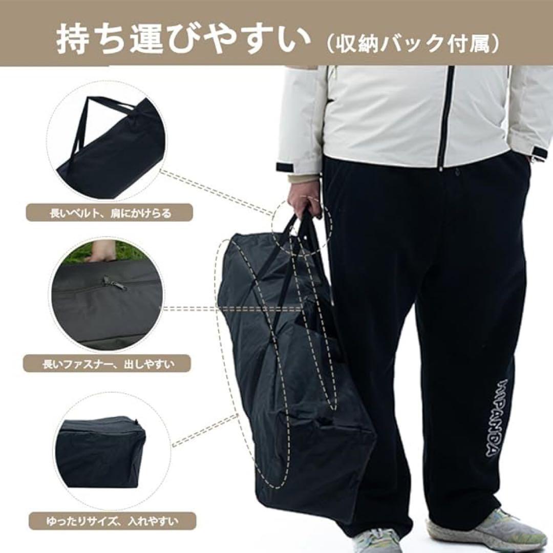 軽量ワンタッチタープテント 2.5m×2.5m 収納バッグ　3段階　UVカット