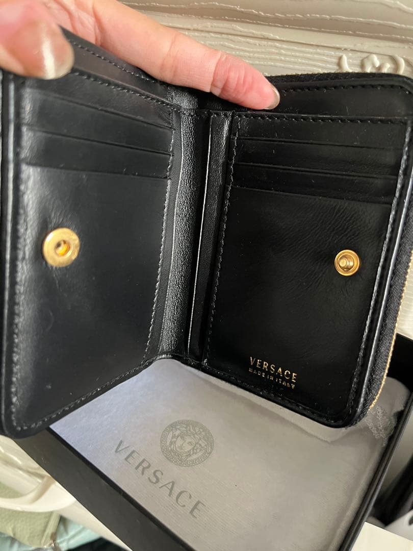 本日限定＊専用VERSACE 黒 二つ折り財布