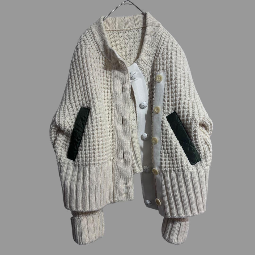 2021年秋冬サカイ　変形ニット＆ジャケット　セット　sacai kawsコラボ