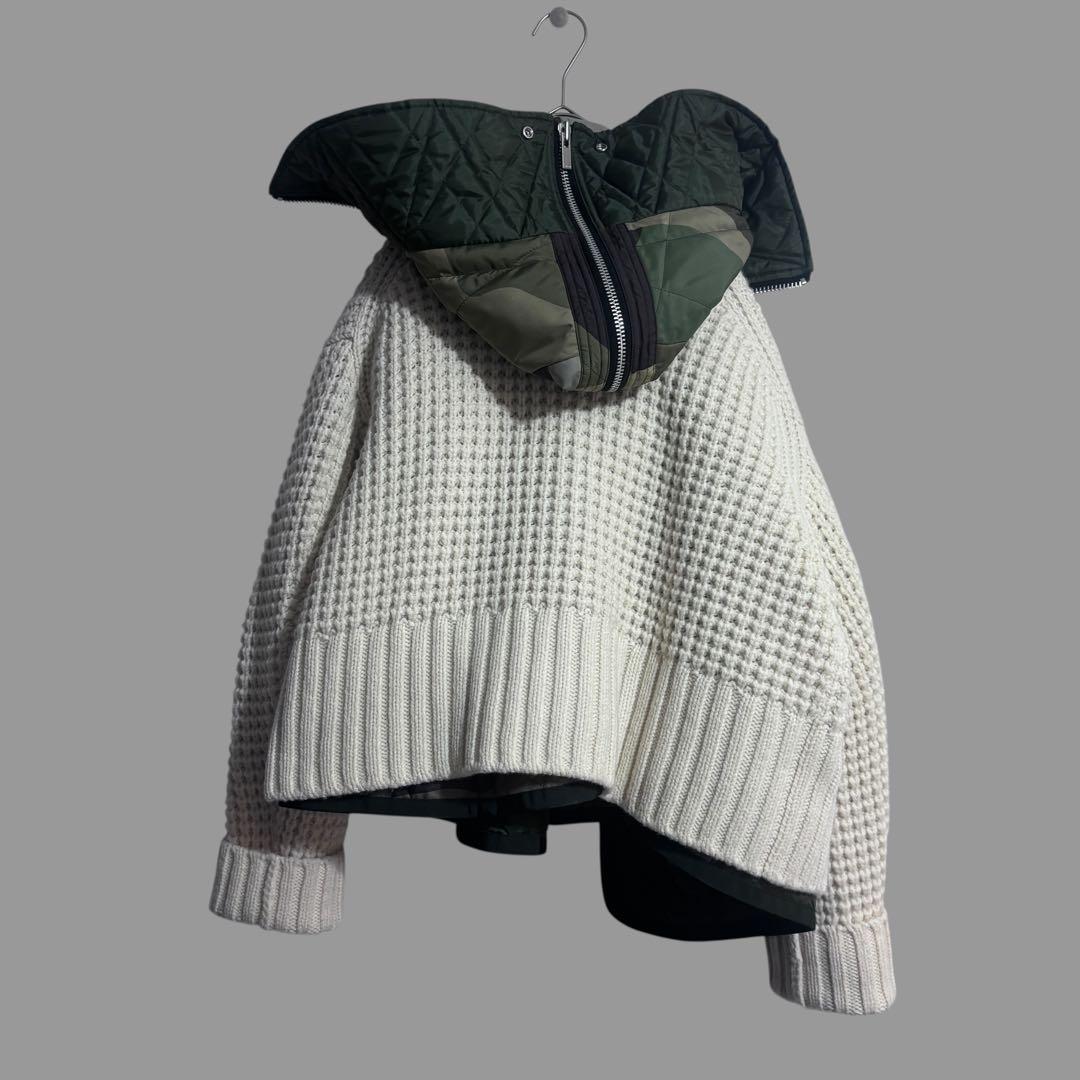 2021年秋冬サカイ　変形ニット＆ジャケット　セット　sacai kawsコラボ
