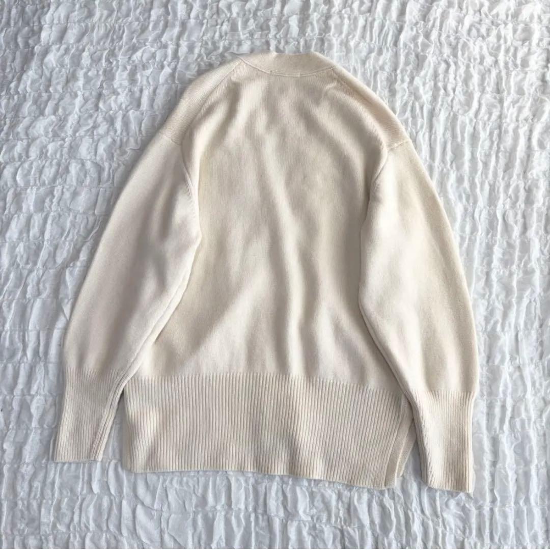 【美品】 リアムプラージュ 近年モデル ウォッシャブル カシミヤ混 カーディガン