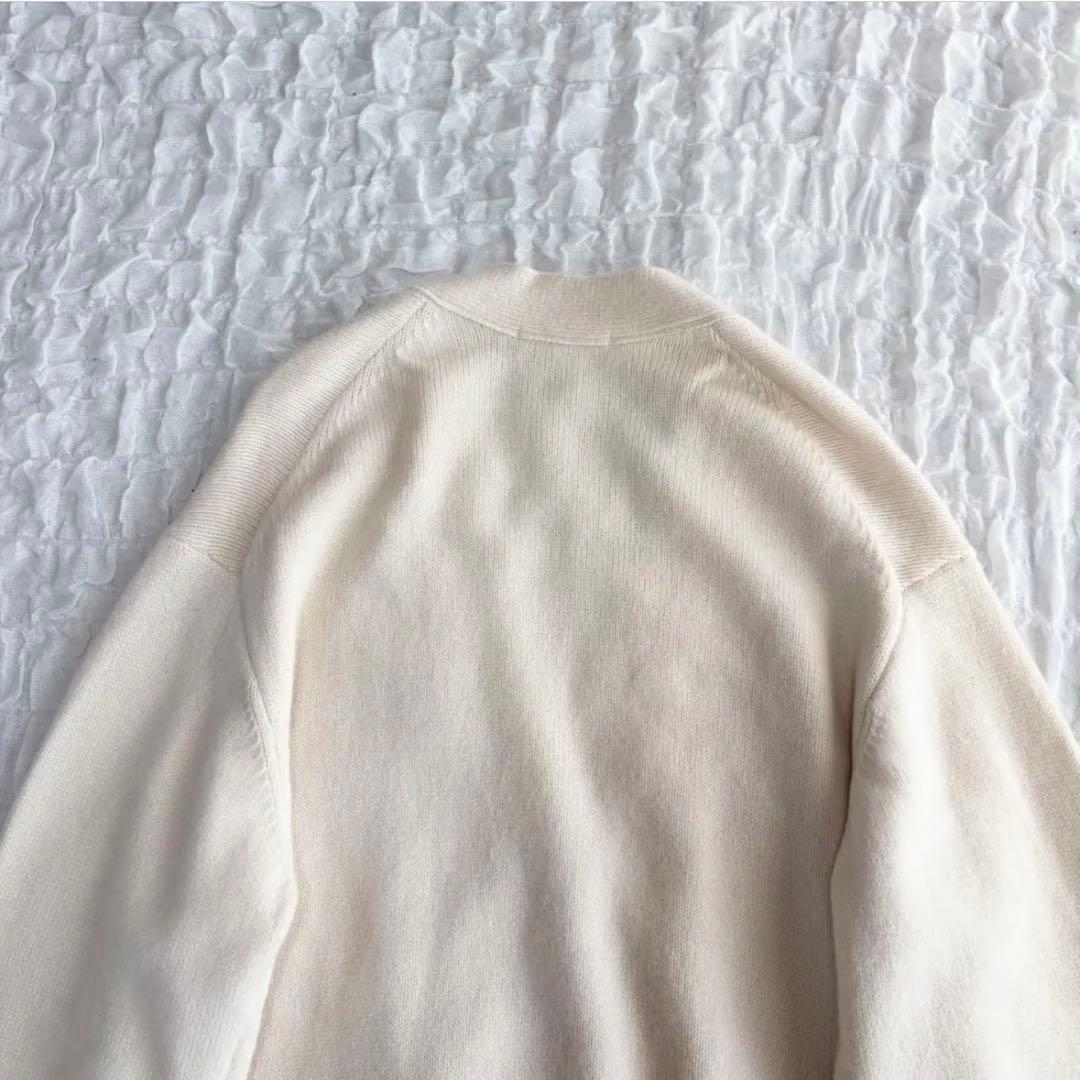 【美品】 リアムプラージュ 近年モデル ウォッシャブル カシミヤ混 カーディガン