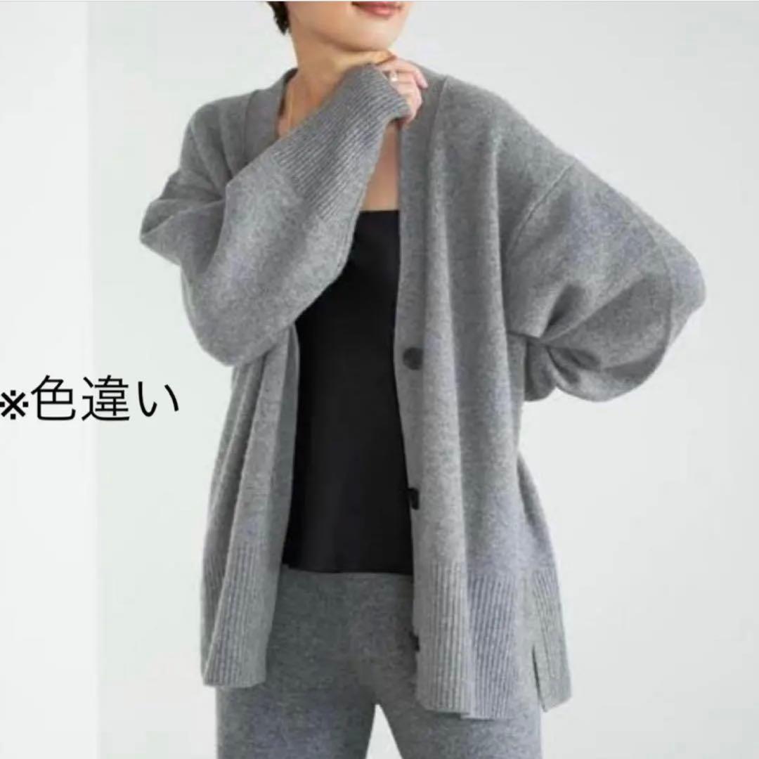【美品】 リアムプラージュ 近年モデル ウォッシャブル カシミヤ混 カーディガン
