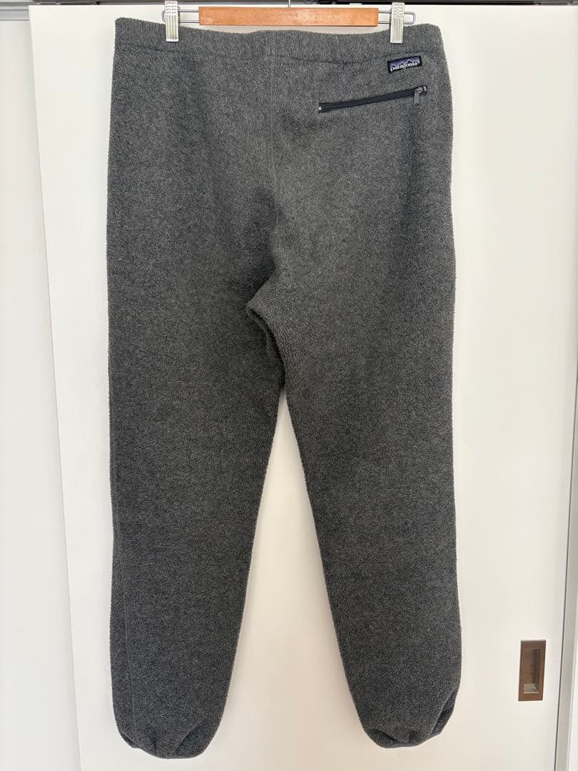 Patagonia フリースパンツ USA製 グレー XL シンチラ R