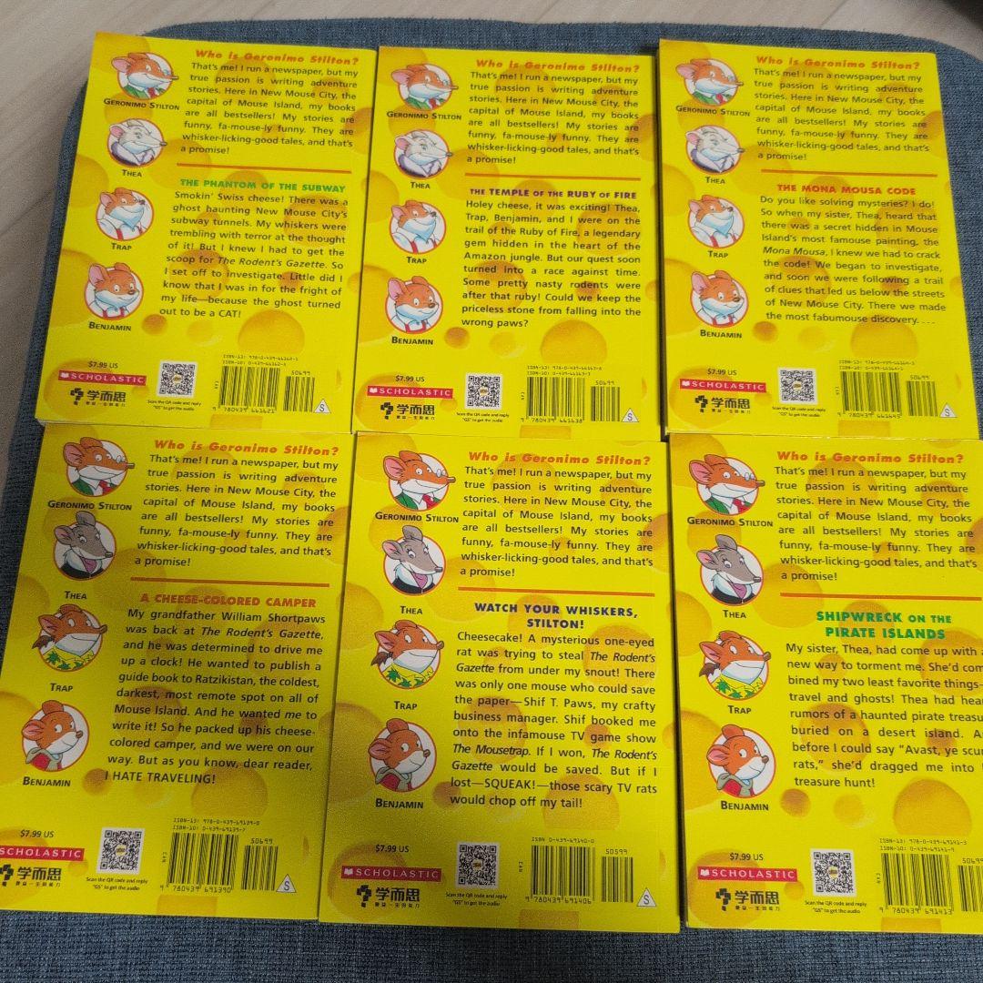 Geronimo Stilton 1.3-20, 19冊セット、洋書、児童書