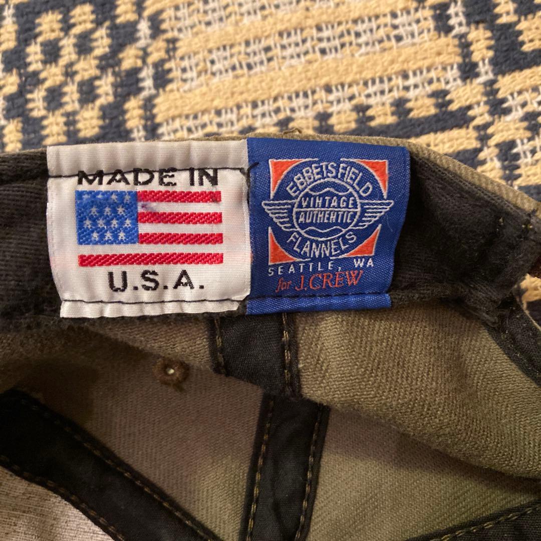 USA製 EBBETS FIELD FLANNELS コットン キャップ