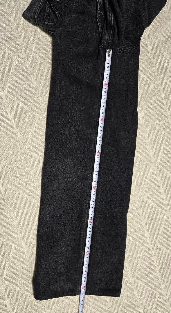 てんてん MOUSSY CROSS WAIST WIDE STRAIGHT
