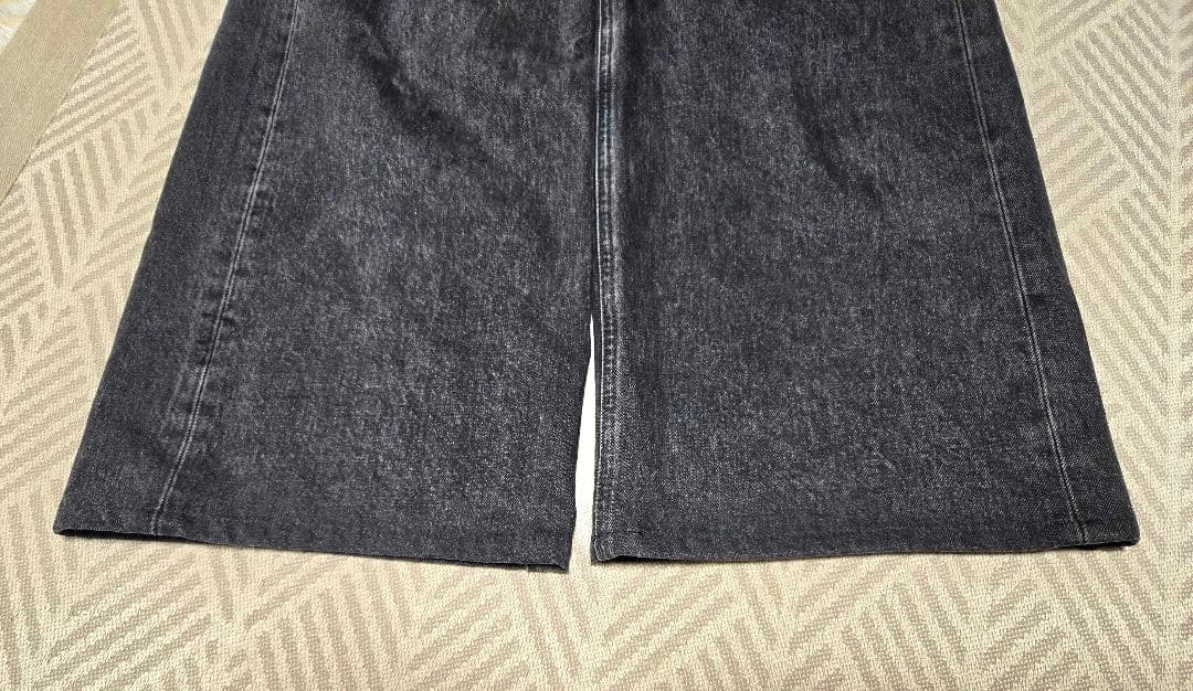 てんてん MOUSSY CROSS WAIST WIDE STRAIGHT