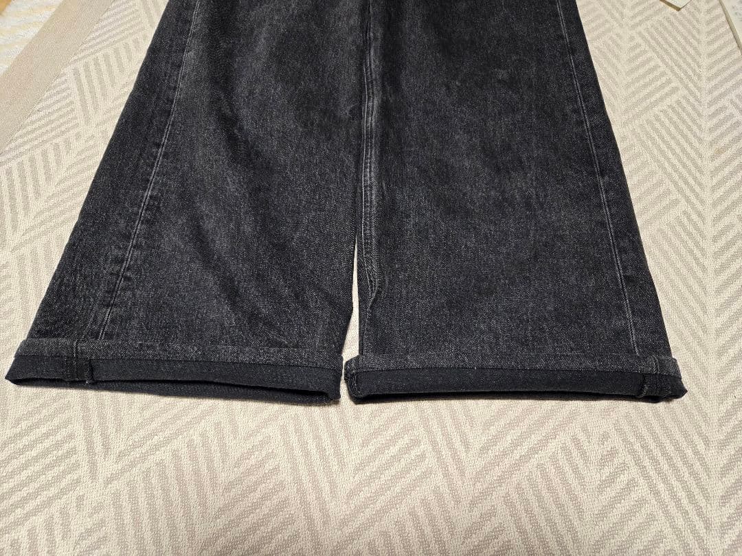 てんてん MOUSSY CROSS WAIST WIDE STRAIGHT