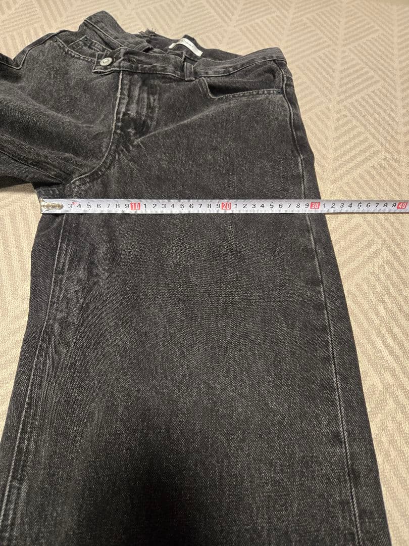 てんてん MOUSSY CROSS WAIST WIDE STRAIGHT